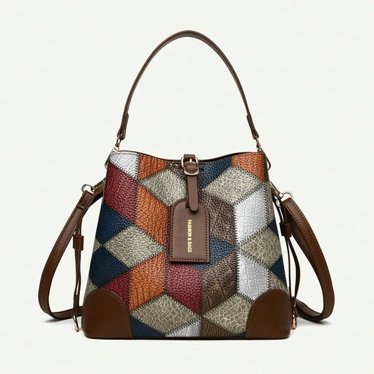 Iva Geometric print bag
