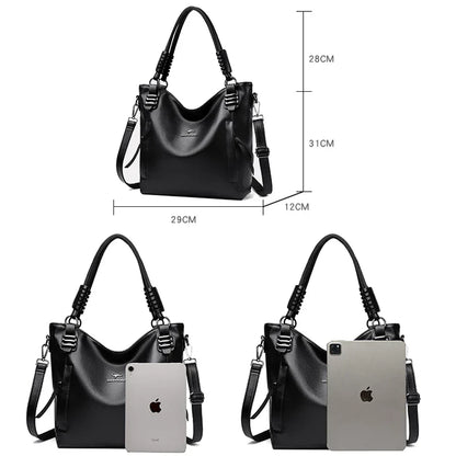 Marina Campos leather tote bag