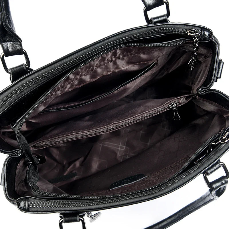 Andreza leather tote bag - Launch