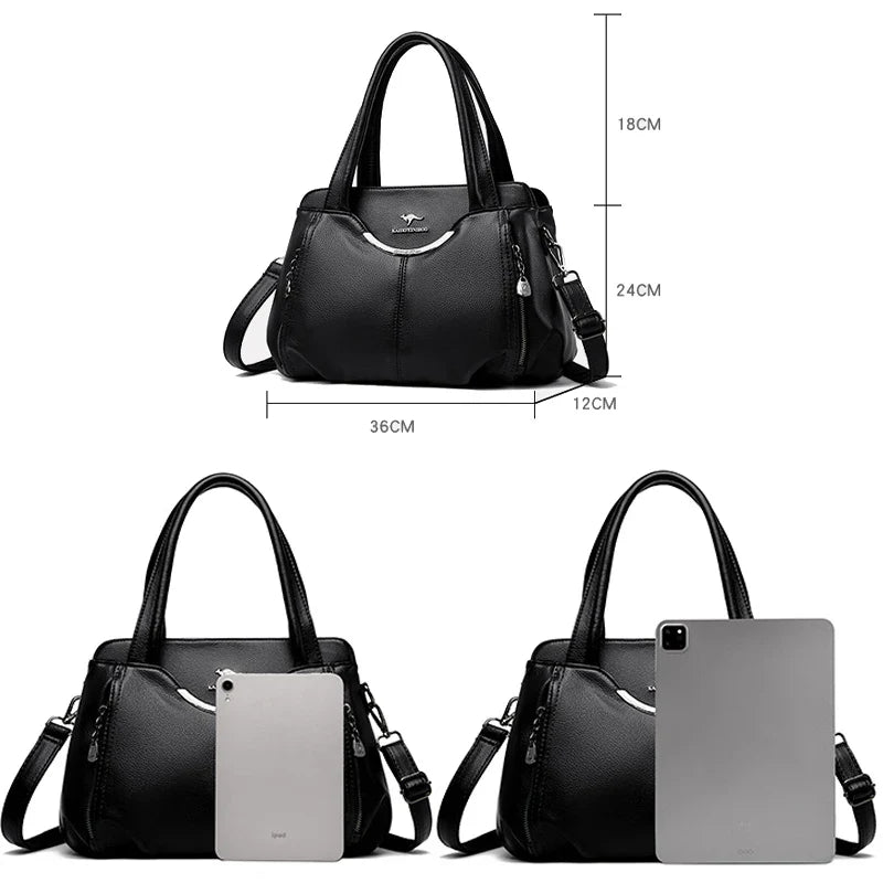 Sandra leather tote bag new 2025