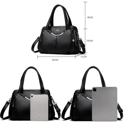 Sandra leather tote bag new 2025
