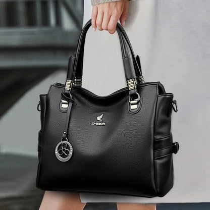 Soft Leather Tote Bag - Launch