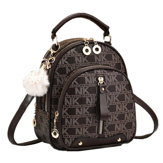 Leather euro backpack