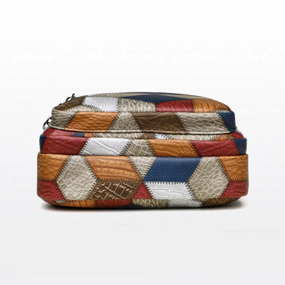 Pocket Geometric print bag