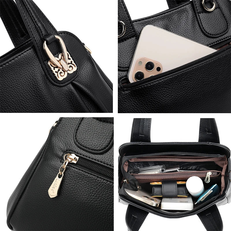 Ladi leather tote bag