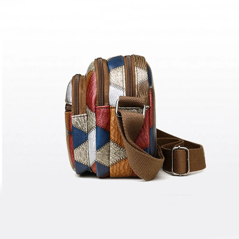 Pocket Geometric print bag