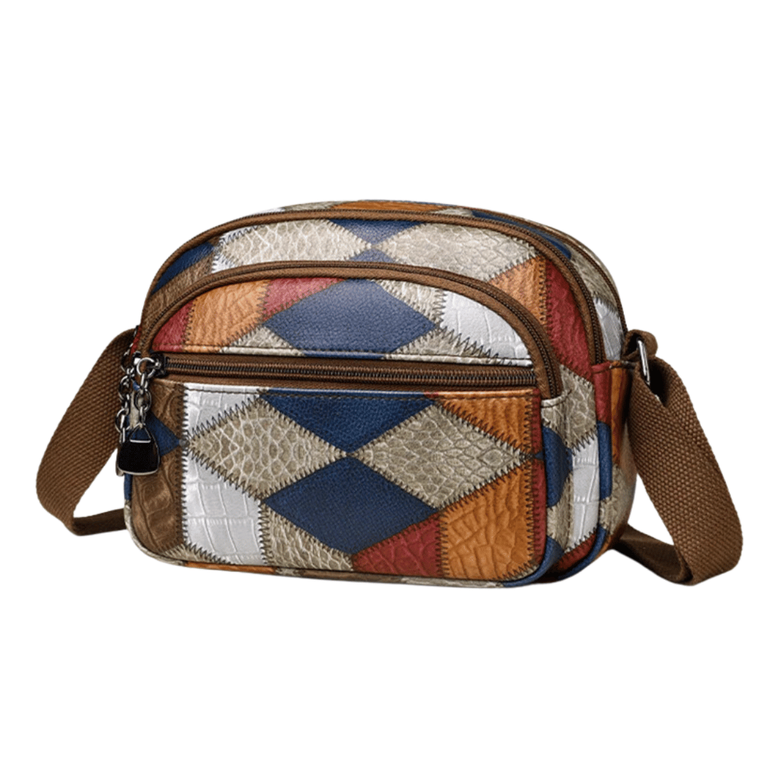 Pocket Geometric print bag